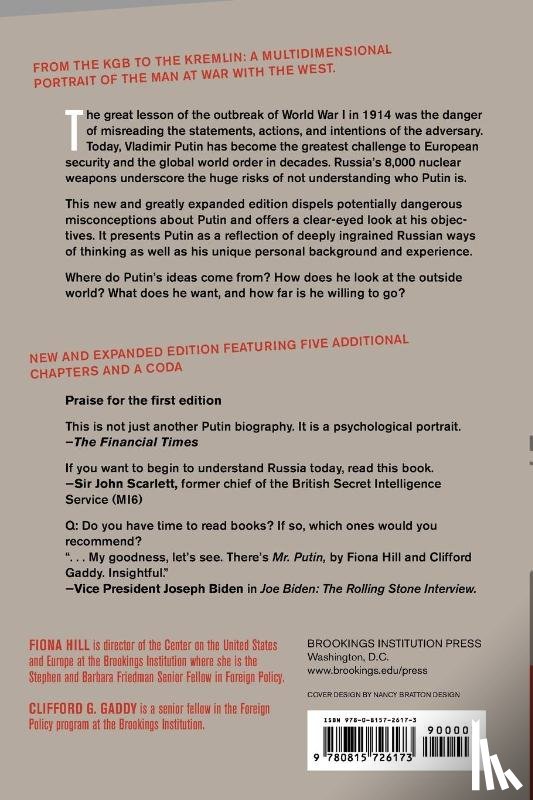 Hill, Fiona, Gaddy, Clifford G. - Mr. Putin REV