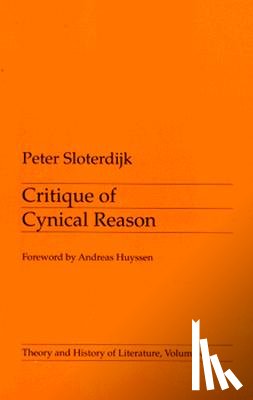 Sloterdijk, Peter - Critique of Cynical Reason
