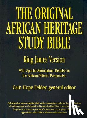 Felder, Cain Hope - Original African Heritage Study Bible-KJV