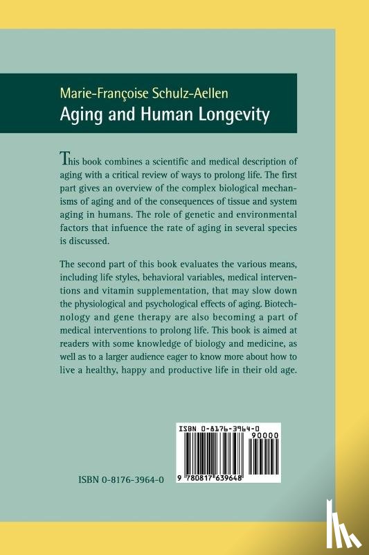 Schulz-Aellen, M. -F. - Aging and Human Longevity