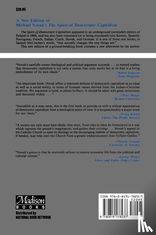Novak, Michael - The Spirit of Democratic Capitalism