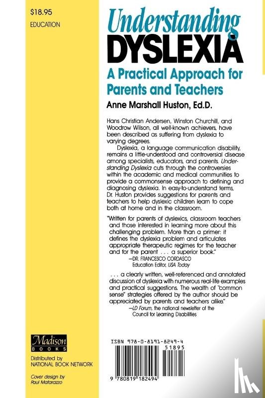 Huston, Anne Marshall - Understanding Dyslexia
