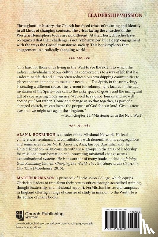 Roxburgh, Alan J., Robinson, Martin - Practices for the Refounding of God's People