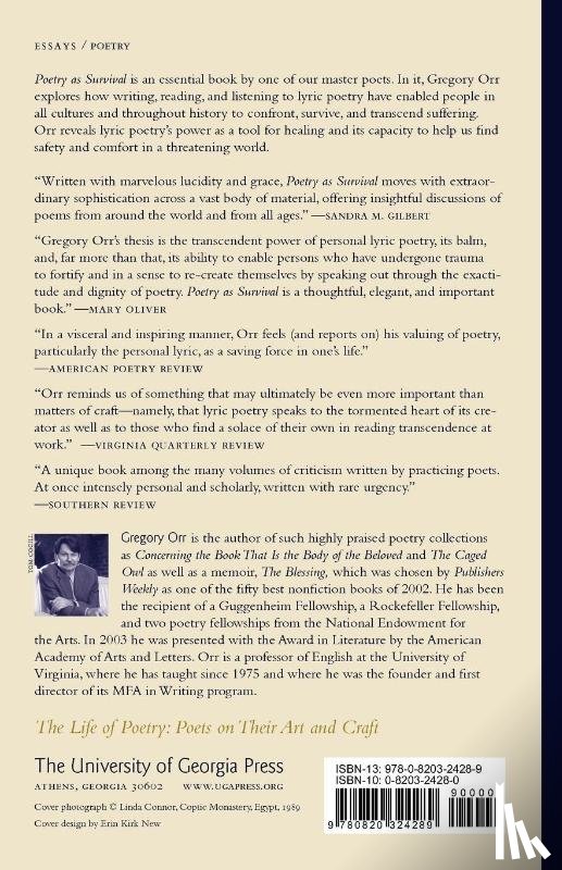Orr, Gregory - Poetry as Survival