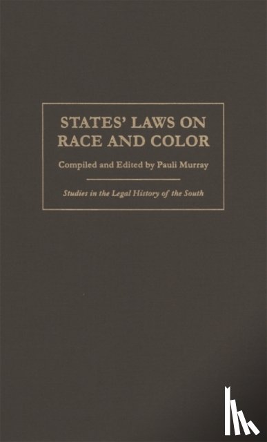  - States' Laws on Race and Color