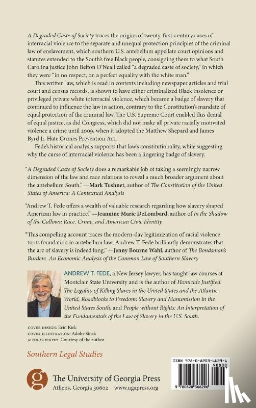 Fede, Andrew T. - A Degraded Caste of Society