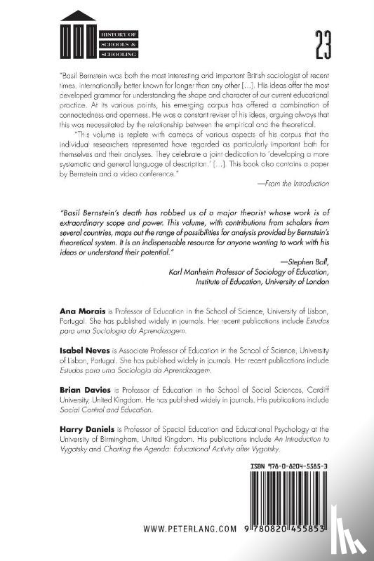  - Towards a Sociology of Pedagogy