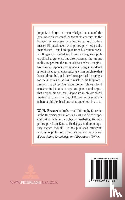 Bossart, W. H - Borges and Philosophy