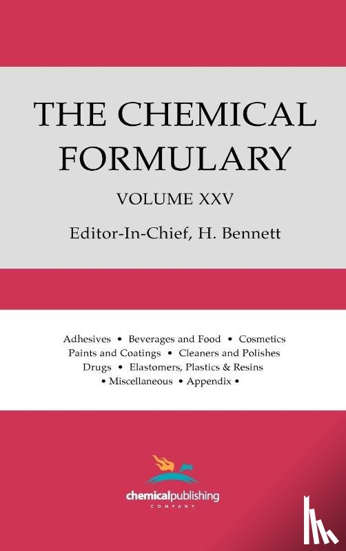  - The Chemical Formulary, Volume 25