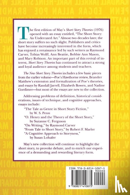  - The New Short Story Theories