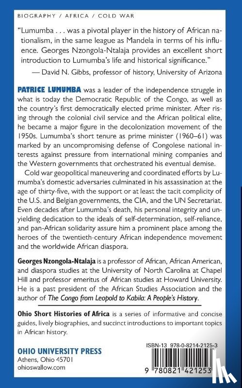 Nzongola-Ntalaja, Georges - Patrice Lumumba