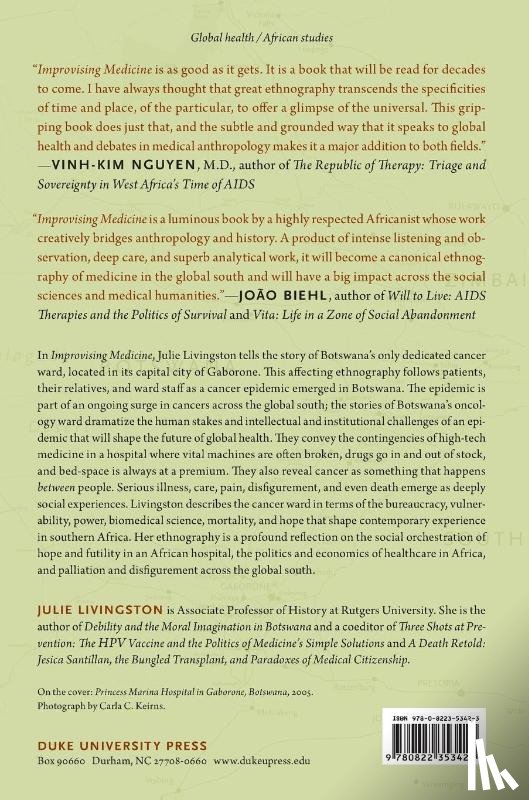 Livingston, Julie - Improvising Medicine