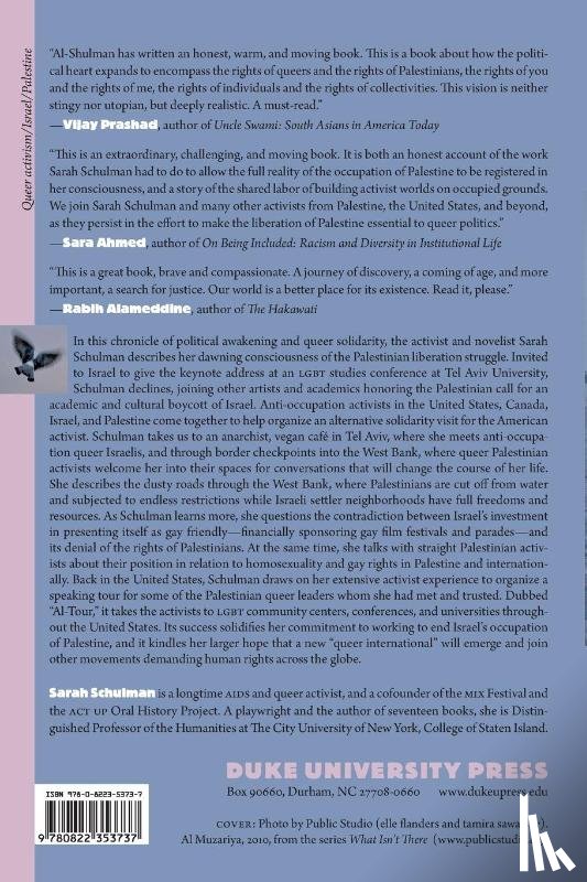 Schulman, Sarah - Israel/Palestine and the Queer International