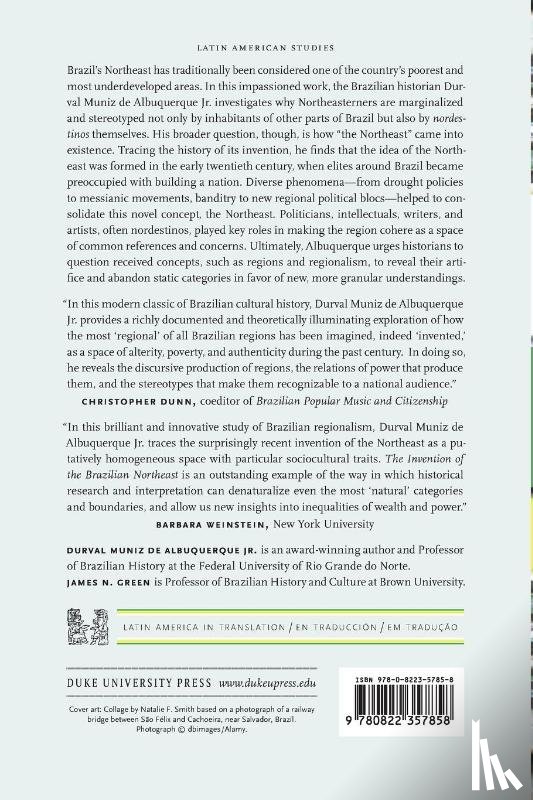 Albuquerque, Durval Muniz de - The Invention of the Brazilian Northeast