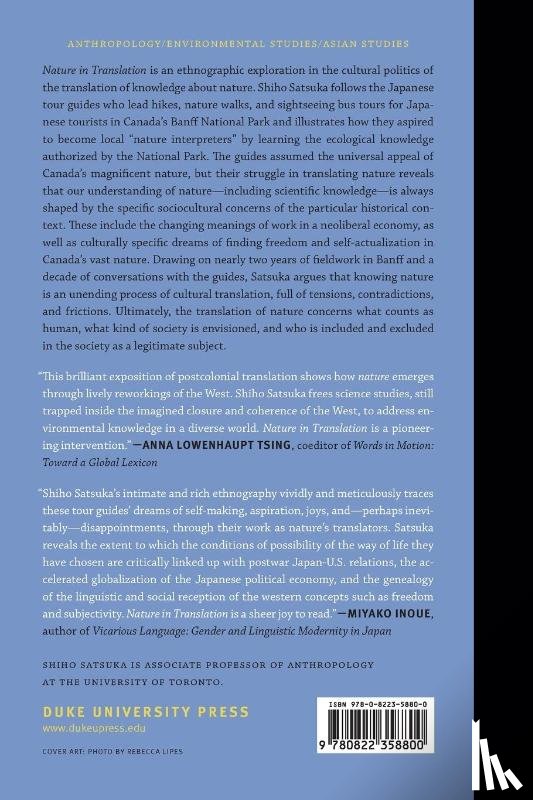 Satsuka, Shiho - Nature in Translation