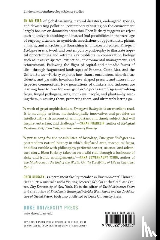 Kirksey, Eben - Emergent Ecologies