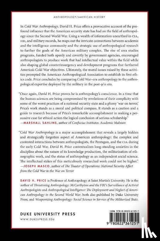 Price, David H. - Cold War Anthropology