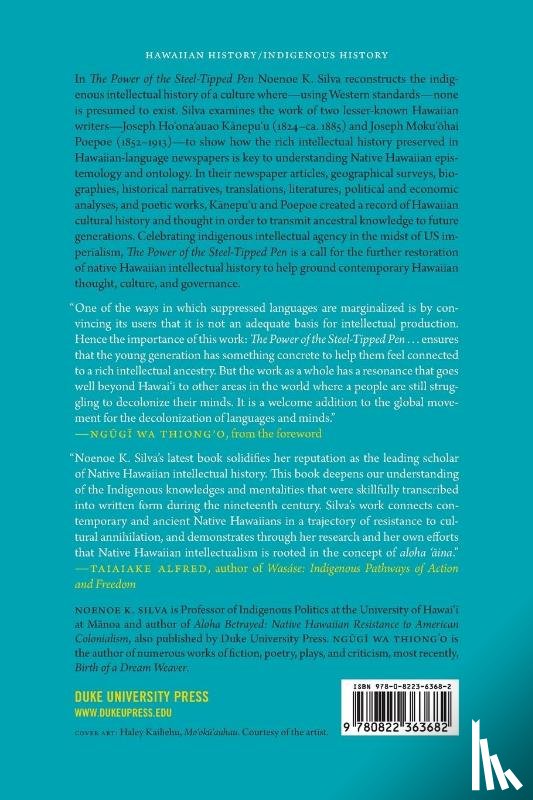 Silva, Noenoe K. - The Power of the Steel-tipped Pen