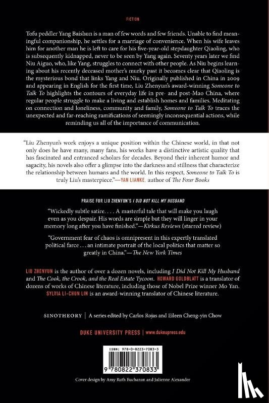 Liu, Zhenyun - Someone to Talk to