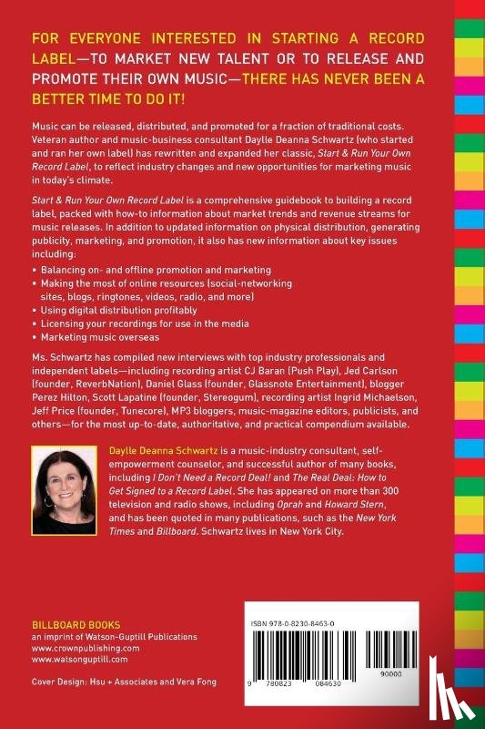 Schwartz, Daylle Deanna - Start and Run Your Own Record Label, Third Edition