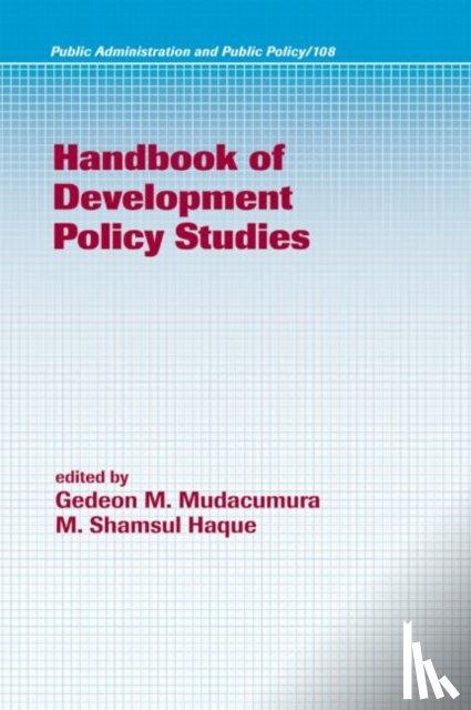  - Handbook of Development Policy Studies
