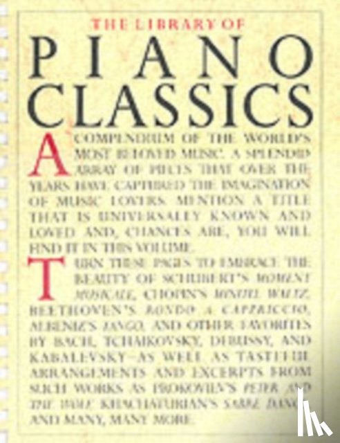 Hal Leonard Publishing Corporation - Library of Piano Classics
