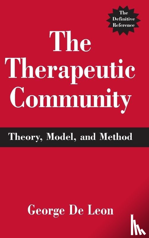 De Leon, George - The Therapeutic Community