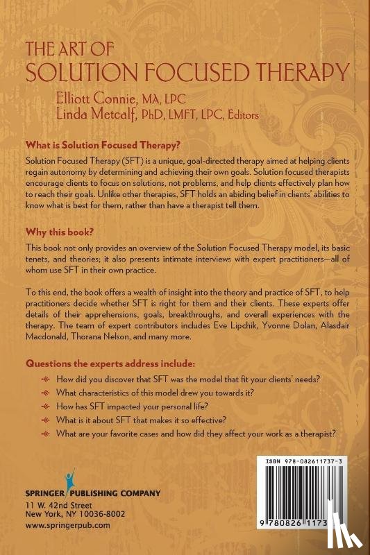 Connie, Elliott, Metcalf, Linda - The Art of Solution Focused Therapy