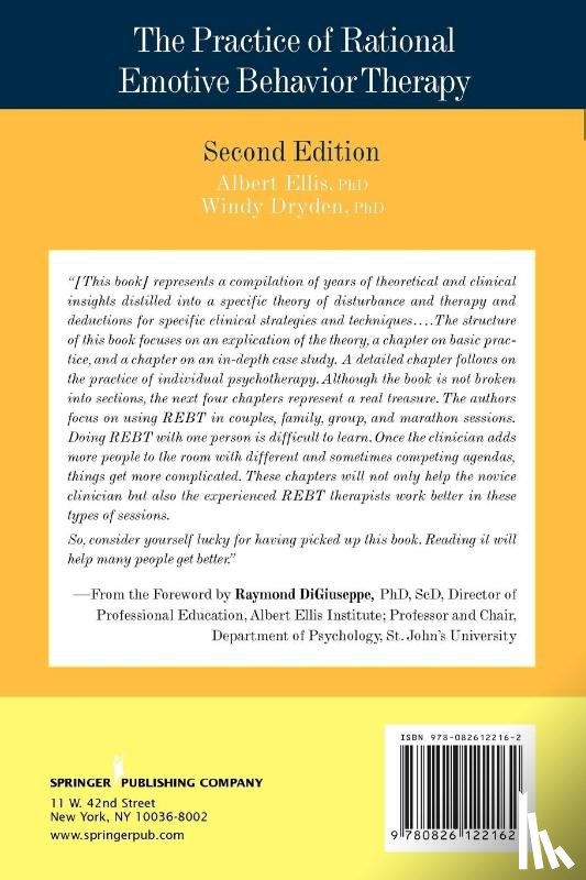 Ellis, Albert, Dryden, Windy - The Practice of Rational Emotive Behavior Therapy