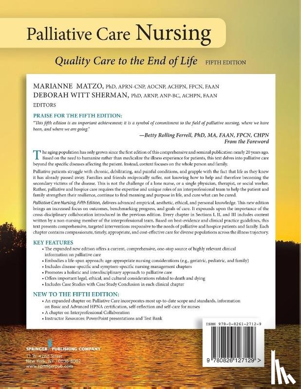  - Palliative Care Nursing