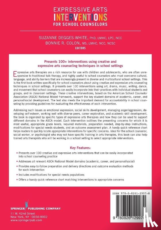 Suzanne Degges-White, Bonnie R. Colon - Expressive Arts Interventions for School Counselors