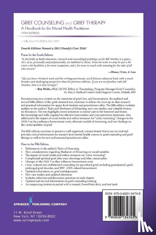 Worden, J. William - Grief Counseling and Grief Therapy