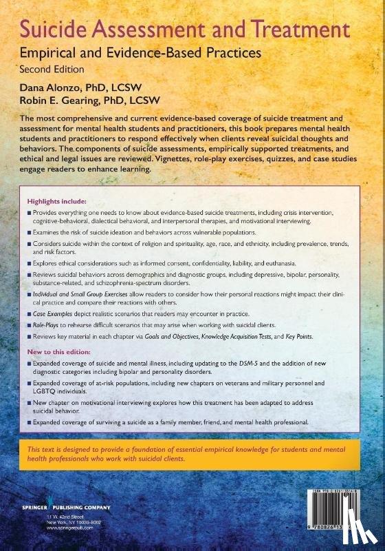 Alonzo, Dana, Gearing, Robin E. - Suicide Assessment and Treatment
