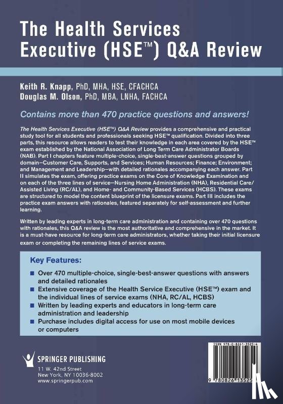 Knapp, Keith R., Olson, Douglas M. - The Health Services Executive (HSE) Q&A Review