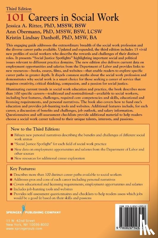 Ritter, Jessica A., Obermann, Ann, Danhoff, Kristin - 101 Careers in Social Work