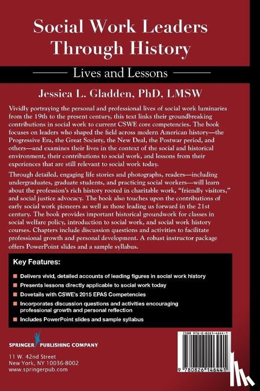 Gladden, Jessica - Social Work Leaders Through History