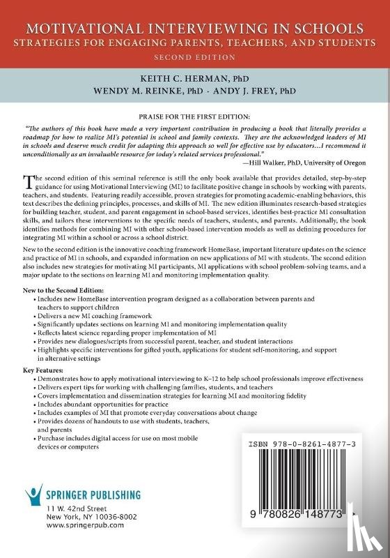 Herman, Keith C., Reinke, Wendy M., Frey, Andy J. - Motivational Interviewing in Schools