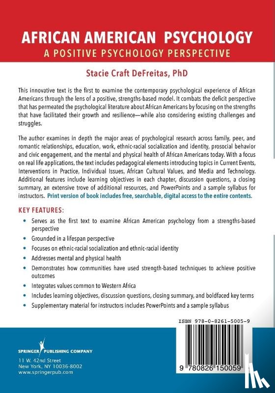 DeFreitas, Stacie - African American Psychology