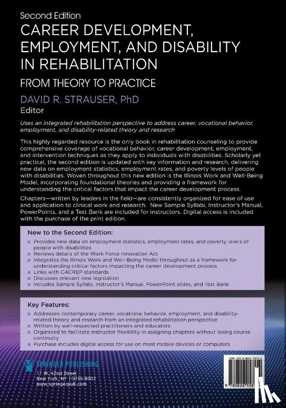Strauser, David - Career Development, Employment, and Disability in Rehabilitation