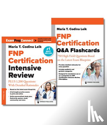 Codina Leik, Maria T. - Fnp Certification Intensive Review, Fifth Edition, and Q&A Flashcards Set