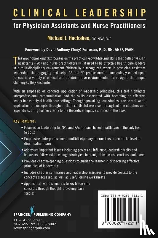 Huckabee, Michael - Clinical Leadership for Physician Assistants and Nurse Practitioners