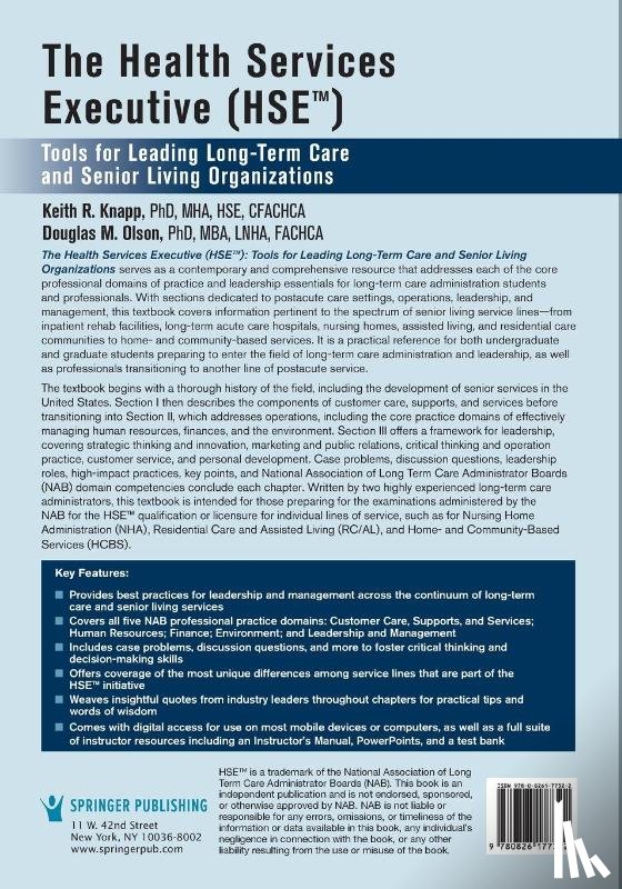 Knapp, Keith R., Olson, Douglas M. - The Health Services Executive (HSE)