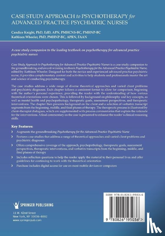 - Case Study Approach to Psychotherapy for Advanced Practice Psychiatric Nurses