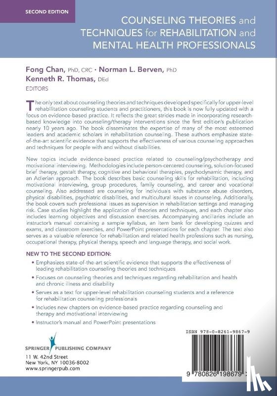 Chan, Fong - Counseling Theories and Techniques for Rehabilitation and Mental Health Professionals