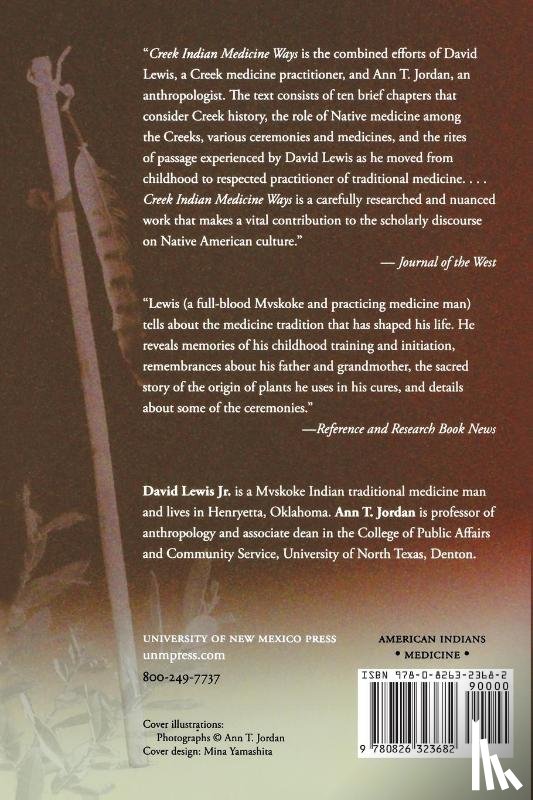 Lewis, David, Jordan, Ann T. - Creek Indian Medicine Ways
