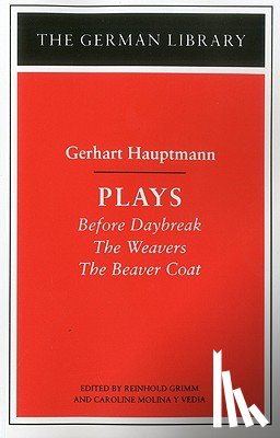  - Plays: Gerhart Hauptmann