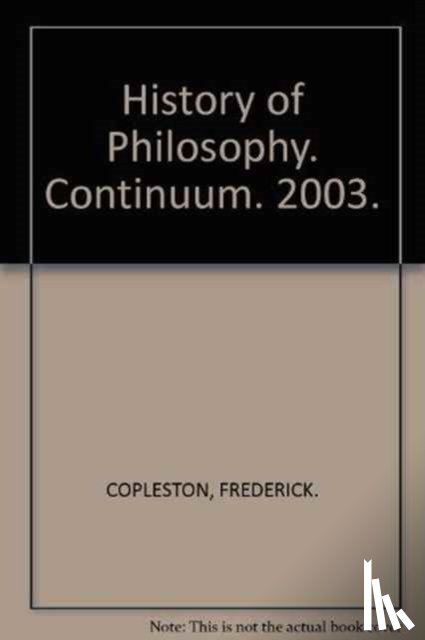 Copleston, Frederick C. - History of Philosophy