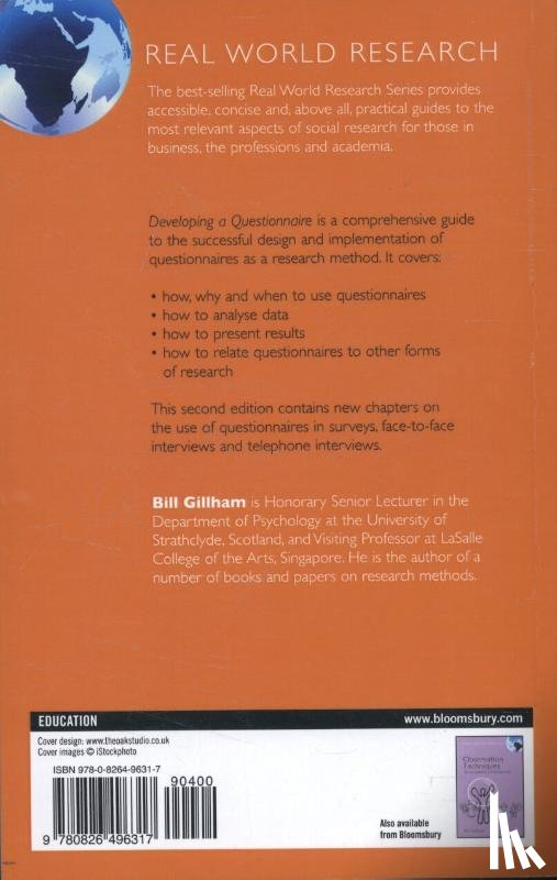 Gillham, Bill - Developing a Questionnaire