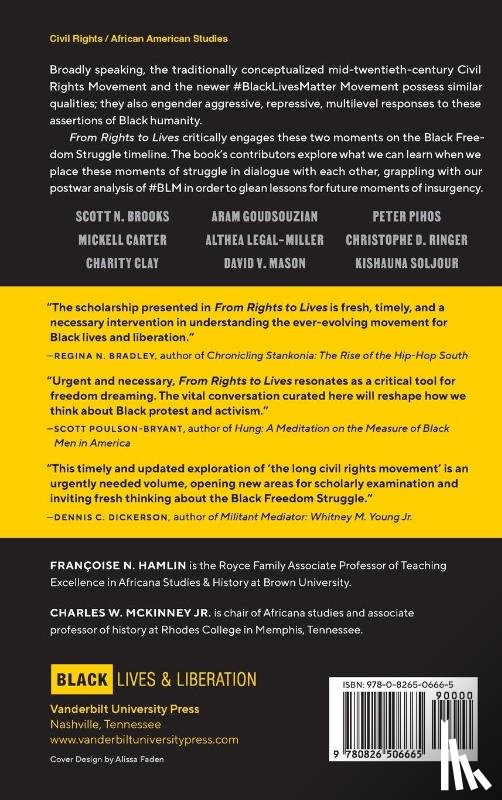 Brooks, Scott, Carter, Mickell, Clay, Charity, Goudsouzian, Aram - From Rights to Lives