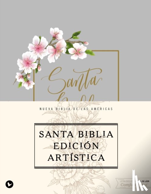 NBLA-Nueva Biblia de Las Americas, NBLA-Nueva Biblia de Las Americas, Vida, Vida - NBLA, Santa Biblia, Edicion Artistica, Tapa dura/tela, Arte con bordes dorados, Palabras de Jesus en Rojo, Comfort Print
